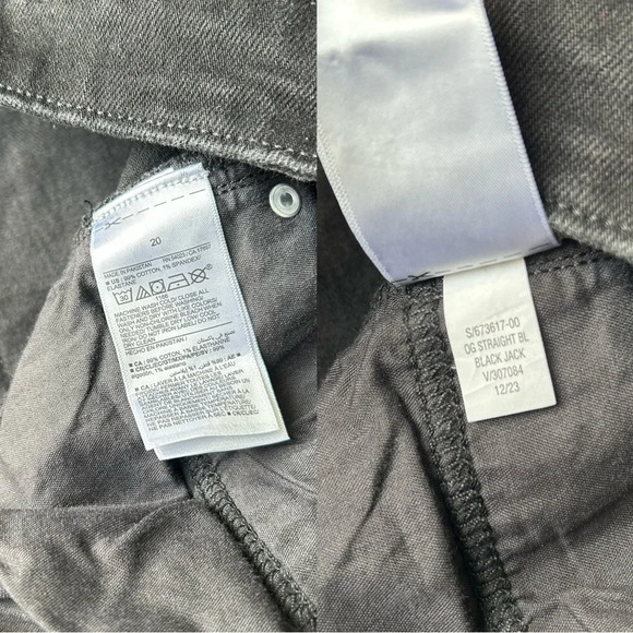 NWT Old Navy High-Waisted OG Straight Jeans in Black Wash - Picture 15 of 16